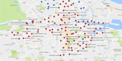 Dublinbikes地图