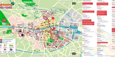 都柏林跳上跳下巴士路线图