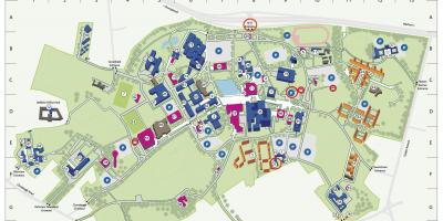 都柏林高中的校园地图